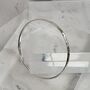 Hammered Sterling Silver Bangle, thumbnail 8 of 10