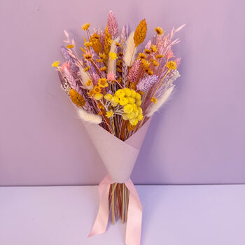 Pastel Dried Flower Arrangement, 5 of 9