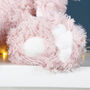 Pink Or Grey Bunny With Personalised Bandana, thumbnail 3 of 6