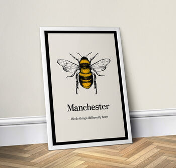 Manchester Bee, Single: Made In Manchester Print, 2 of 2