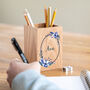 Personalised Floral Pen Pot, thumbnail 2 of 4