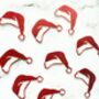 16 X Santa Hat Christmas Confetti, Table Scatter, Decorations, Festive Decor, thumbnail 3 of 5