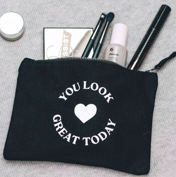 You Look Great Today Cosmetic Bag, 3 of 3