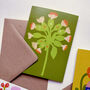 Thank You Illustrated Flowers Greetings Card, thumbnail 1 of 4
