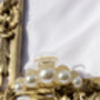Medium Size Pearl Row Detail Claw Hair Clip, thumbnail 4 of 6