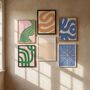 Set Of Six Abstract Art Themed Prints Bundle, thumbnail 2 of 10
