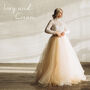 Maxi Tulle Bridal Skirt | Ombre Wedding Separates, thumbnail 4 of 12