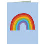 Mini Blue Rainbow Card, thumbnail 3 of 5