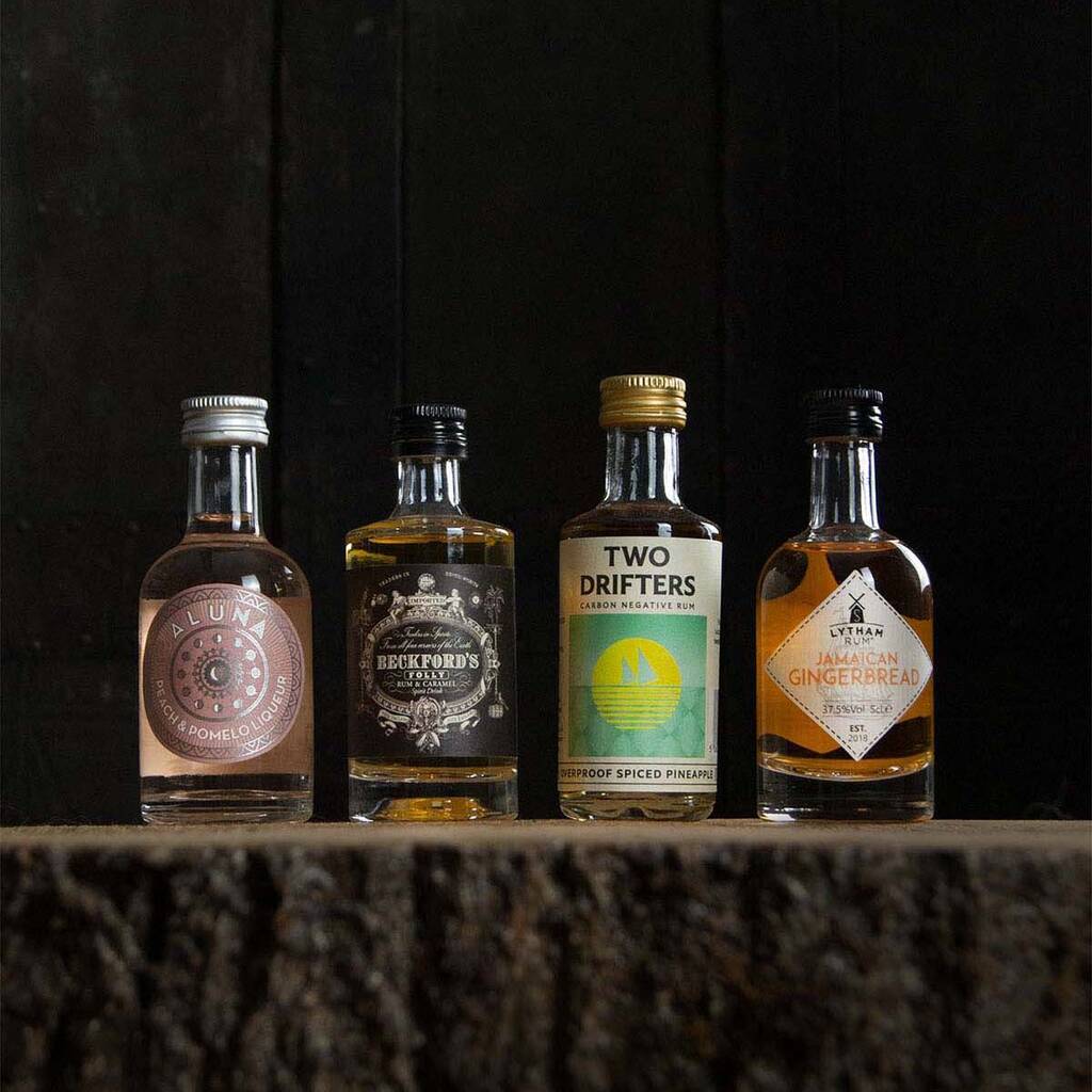 Flavoured Rum Taster Set Gift Box One By The Rum Company