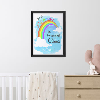 Personalised Kid's Rainbow Wall Print, 8 of 12