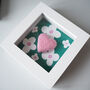 Mini Box Frame Heart And Daisy Print, thumbnail 1 of 10