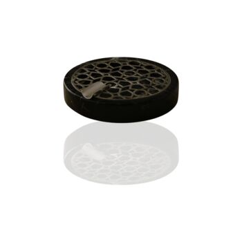 Black Marble Ashtray With Laser Cut Steel Lid, 4 of 5