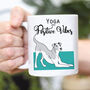 Dog Yoga Positivity Mug Gift, thumbnail 3 of 3