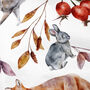 Autumn Animals Wrapping Paper Roll Or Folded, thumbnail 2 of 3