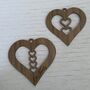 Customised Wood And Resin Heart Wall Hanging, thumbnail 6 of 6