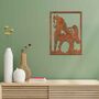 Metal Horse Hanging Wall Art Bold Stallion Silhouette Design, thumbnail 7 of 10