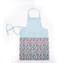 Bahar Floral Aprons In Blue, thumbnail 2 of 3