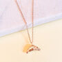 Croissant Charm Necklace, thumbnail 2 of 2