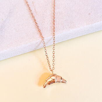 Croissant Charm Necklace, 2 of 2