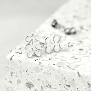 60th Birthday A Leaf For Every Decade Earrings, 7 of 8