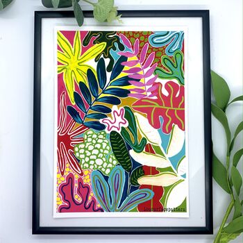 Colourful Tropical Art Print, 2 of 6