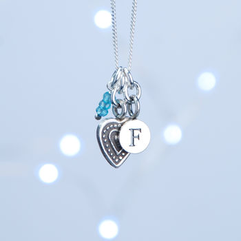 Personalised Sterling Silver Birthstone Necklace, 2 of 12