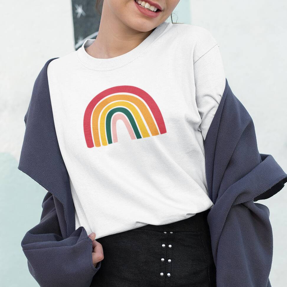 Rainbow T Shirt By Tea Please
