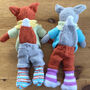 Fox In Socks And Little Wolf Knitting Pattern, thumbnail 4 of 5