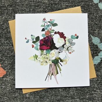 Celebration Roses Bloom Greetings Card, 3 of 4