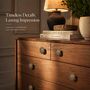 Regal Sun Emblem Brass Cabinet Knob, thumbnail 3 of 8