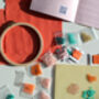 Beaded Embroidery Kit In 'Orange', thumbnail 9 of 10
