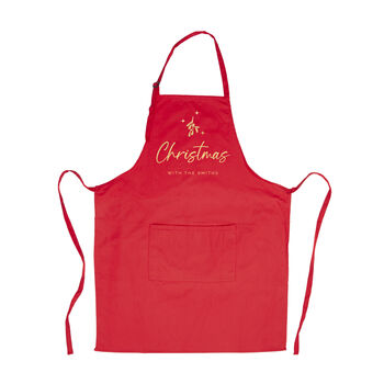 Personalised Christmas With The Family Apron, 5 of 10