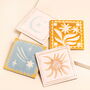 Set Of Four Celestial Square Ceramic Coasters, thumbnail 1 of 2