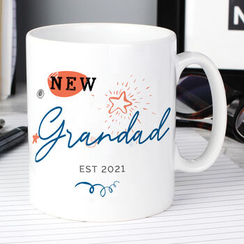 Personalised New Dad Grandad Mug, 4 of 5