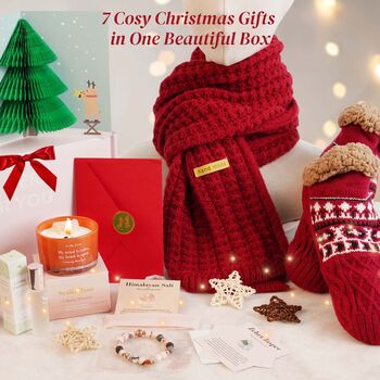 Luxury Christmas Hamper With LED Lights For Her, 2 of 10