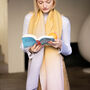 Personalised Pleated Ombre Scarf, thumbnail 9 of 11
