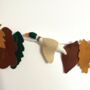 Woodland Animal Garland For Childs Room, thumbnail 5 of 6