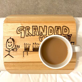 Personalised Sofa Tray With A Child's Drawing, 5 of 6