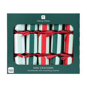 Striped Small Crackers With Glass Charms, 3 of 5