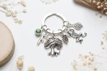 Goblincore Forest Forager Keyring, Cottagecore Gift, 5 of 8
