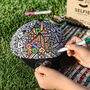 Tribal Colour In Cap With Six Fabric Pens, thumbnail 5 of 8