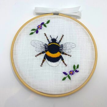 Bumble Bee Embroidery Kit, 2 of 10