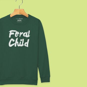 'Feral Child' Kids Sweatshirt, 2 of 11