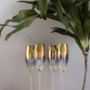 Set Of Four Gold Dipped Champagne Flute, thumbnail 2 of 3