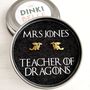 Personalised Teacher Of Dragon Studs Teacher Gift, thumbnail 4 of 7
