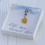 Something Blue Lucky Four Leaf Clover Charm, thumbnail 3 of 4
