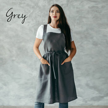 Linen Pinafore | Matching Personalized Aprons For Kids, 7 of 12