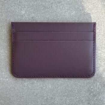 Recycled Leather Credit Holder Holder, 7 of 7