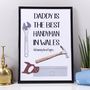 Personalised 'Daddy Is The Best Handyman' Print, thumbnail 7 of 9