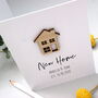 Wooden Trinket Personalised New Home Card, thumbnail 3 of 4